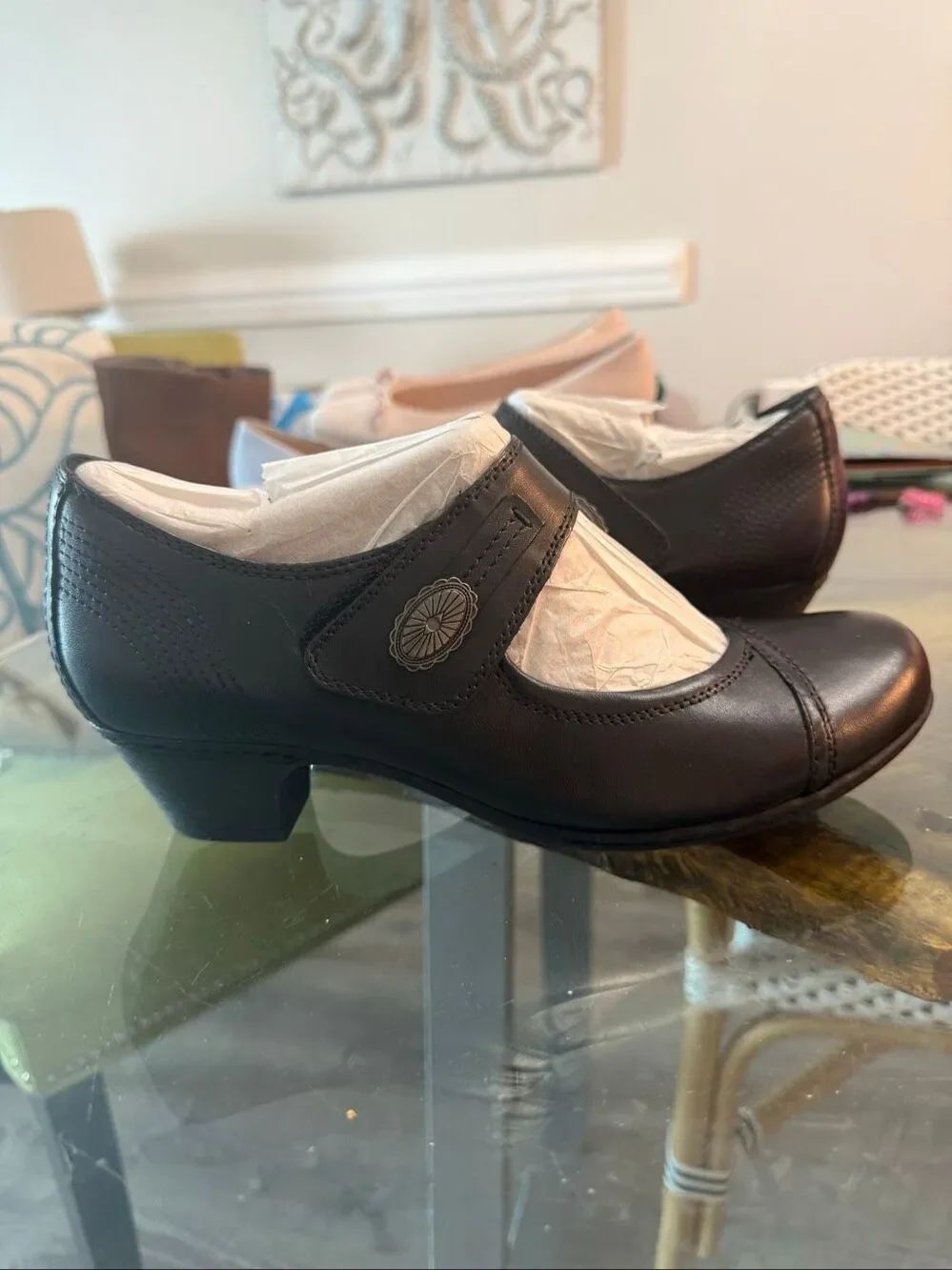 Rockport Cobb Hill Abigail Mary Jane Pumps sz 9 NWOT